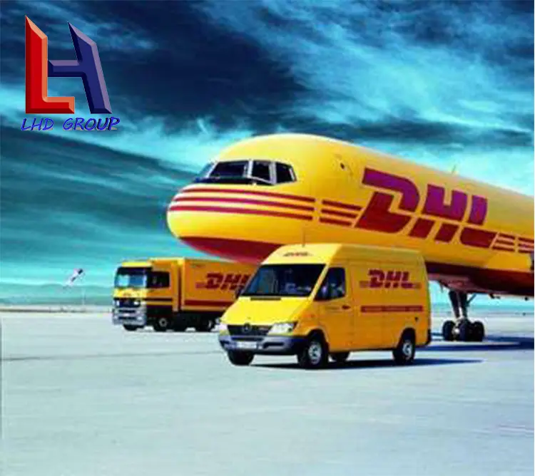 Servicio de mensajería profesional, envío exprés de puerta a puerta, DHL, China a Alemania, Australia, México, EE. UU.
