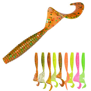A vite senza fine Soft Esca Jig Wobbler Esche Da <span class=keywords><strong>Pesca</strong></span> 7 centimetri 2g Odore <span class=keywords><strong>Con</strong></span> Sale Silicone Artificiale Swimbait Bass Alla Carpa Affrontare - Product Image 1
