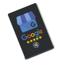 Cartes de contrôle d'accès professionnelles RFID NFC F08 programmables personnalisées avec code QR pour les avis Google
