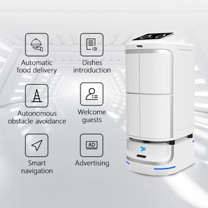 Robot de Servicio al <span class=keywords><strong>Cliente</strong></span> Programable y Automático de Alpha Hotel, Robot de Entrega Puerta a Puerta - Product Image 2
