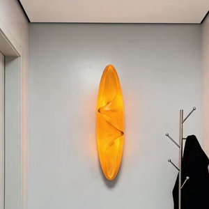 โคมไฟติดผนังแบบแฮนด์เมดสุดหรูหราจากไม้วอลนัทสำหรับตกแต่งบ้าน โคมไฟเพดานแบบติดตั้งบนพื้นผิว - Product Image 4