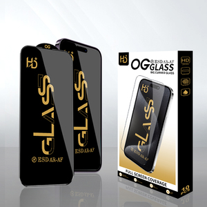 Protector de Pantalla de Vidrio Templado Antiestático ESD OG en Oferta para <span class=keywords><strong>Samsung</strong></span> <span class=keywords><strong>S22</strong></span> <span class=keywords><strong>iPhone</strong></span> 11 12 13 <span class=keywords><strong>14</strong></span> 15 Pro Max Mini - Product Image 1