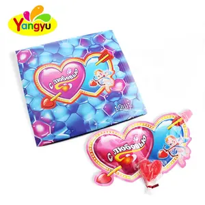 Promotional Love Heart Shape Gift Bag Assorted Jelly And Lollipop