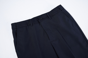 Costume pour femme en twill haute densité <span class=keywords><strong>bleu</strong></span> <span class=keywords><strong>marine</strong></span> - Tenue de bureau haut de gamme à double boutonnage - <span class=keywords><strong>Pantalon</strong></span> de bureau <span class=keywords><strong>bleu</strong></span> <span class=keywords><strong>marine</strong></span> - Product Image 5