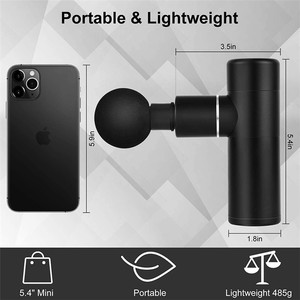 Pistola de Masaje Muscular de Bolsillo, Alivio del Dolor, Relajación, Masajeador Corporal Eléctrico, Mini Pistola de Masaje Muscular - Product Image 4