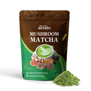 BSTBIO Mistura De Cogumelos Naturais Orgânicos Cerimonial Grau Matcha Em Pó MCT Óleo com Cogumelo Matcha - Product Image 1