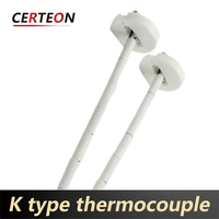 Capteur thermocouple type K à gaine céramique 0 à 1300°C pour four de laboratoire et automatisation