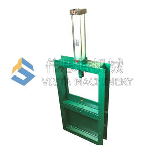 Vanne de cheminée pneumatique résistante aux hautes températures, vanne de levage à glissière résistante à l'usure pour le déchargement des cendres - Product Image 2