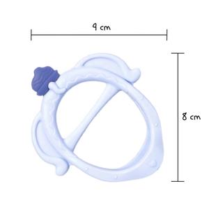 Mordedor de bebé de silicona de grado alimenticio sin BPA al por mayor juguete sensorial para bebé nunca se le cae dentición Gelang Mainan mordedor Bayi Silikon - Product Image 6