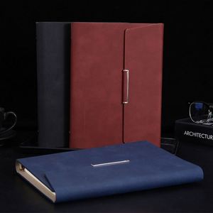 Custom Logo Creative Retro Leather Buckle Promotional A5 Business Notebook with Zodiac Forest <b>Paper</b> and UV Printing - Product Image 2