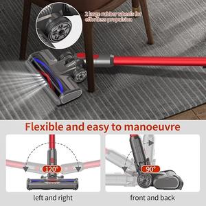 Tête de brosse de rechange pour aspirateur électrique réutilisable <span class=keywords><strong>Dyson</strong></span> V7 pour S SV28, 5 LED, 26 cm, poils en forme de <span class=keywords><strong>V</strong></span> pour tapis et parquet - Product Image 5