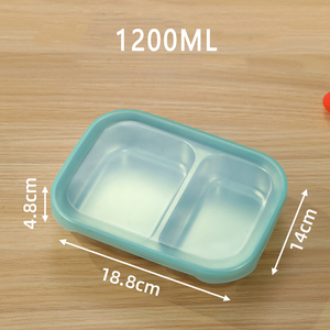 TIANXING Factory Direct Bandeja de comida de <span class=keywords><strong>3</strong></span> compartimentos SUS Bandeja de acero inoxidable para servir alimentos con tapas - Product Image 4