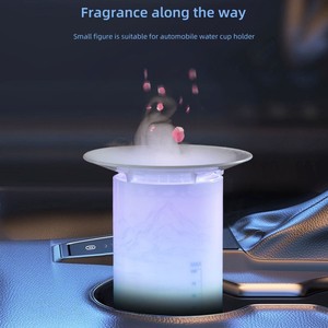 Diffuseur d'arômes cylindrique JCSY-V70B 0,5L alimenté par USB, type brume, pour la maison, le bureau, la voiture, avec lumière dégradée - Product Image 2