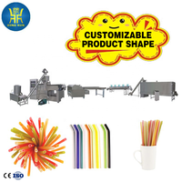 Ligne de traitement automatique de paille de riz par extrusion certifiée CE ISO, machine d'extrusion de paille de riz biodégradable industrielle clé en main