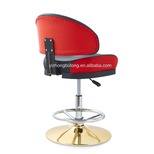 Taburete de Bar de diseño moderno ajustable de la <span class=keywords><strong>mejor</strong></span> calidad con Base chapada en titanio para máquina tragamonedas de mesa de juego de póquer SILLA DE <span class=keywords><strong>Casino</strong></span> VIP - Product Image 3