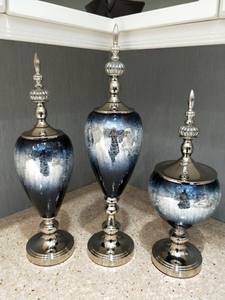 बनाया गया मोज़ेक <span class=keywords><strong>crackle</strong></span> ग्लास फूल फूलदान घर सजावट के लिए - Product Image 6