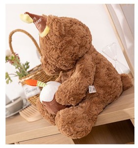 Giocattoli Songshan all'ingrosso personalizzato <span class=keywords><strong>orsacchiotto</strong></span> di peluche <span class=keywords><strong>con</strong></span> <span class=keywords><strong>torta</strong></span> di peluche giocattolo di peluche regalo di compleanno per bambini simpatica bambola pelosa - Product Image 5