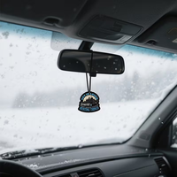 Désodorisants de voiture personnalisés en tablettes de papier parfumées pour suspension au rétroviseur – Cadeaux idéaux pour amis et famille