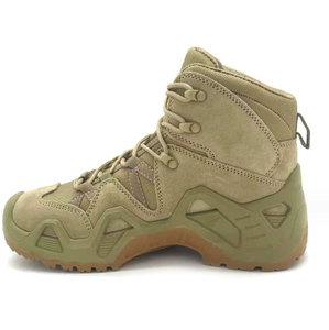 Chaussures de camouflage TSB101 en stock, bottes en daim vert camouflage kaki, chaussures de course, bottes de randonnée à la cheville, personnalisables - Product Image 4