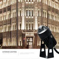 Lampe murale vidéo projecteur de bâtiment extérieur faisceau lumineux 5w