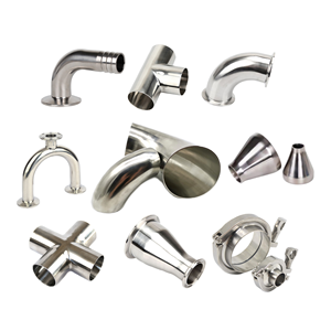 Codo de Acero Inoxidable AISI304/AISI316L de Grado Alimenticio, Soldado a Tope, Pulido por Fundición a Baja Presión, 90 Grados - Product Image 1