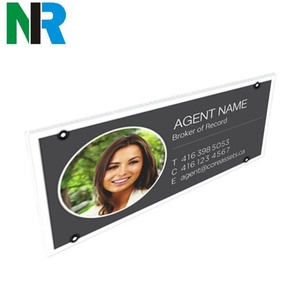 Custom Printed Waterproof Outdoor Yard Signs Corrugated PP <b>Plastic</b> <b>Sheets</b> in Various Shapes with Cutting Processing Service - Product Image 3