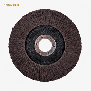 Disque à lamelles abrasif en oxyde d'aluminium calciné <span class=keywords><strong>de</strong></span> qualité supérieure 125 mm T27 P60 avec lamelles <span class=keywords><strong>de</strong></span> 27x16 mm pour le meulage des métaux - Product Image 1