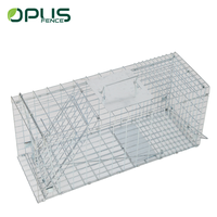 Jaula plegable de acero galvanizado para ratas, trampa para Control de tamaño múltiple