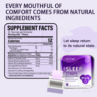 Bandes Dissolvantes Naturelles pour le Sommeil en Marque Blanche, Améliorent la Qualité du Sommeil, Complément Alimentaire, Soutien à l'Équilibre de l'Humeur, Bandes Orales en Film Fin