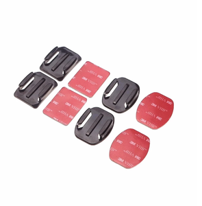 Xueren Camera Accessories 2pcs Flat + 2pcs Curved Adhesive Mount + 4pcs 3M Sticker for GoPro Hero6/5,4/ 3+/ 3/ 2/ 1/ sj4000 - Product Image 5