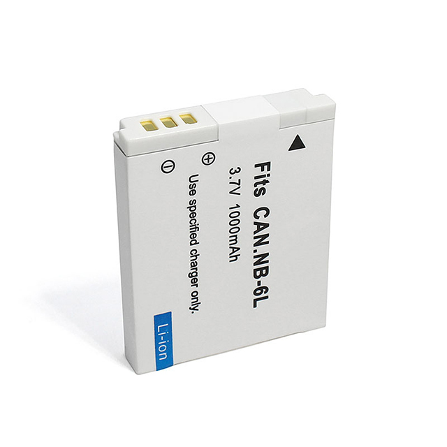 700mAh Rechargeable Li-ion Battery Pack NB-6L 3.7V for Canon DSLR Camera CE Certified Replacement Battery in Stock