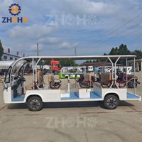 Mini-bus touristique électrique à batterie, prix d'usine, pour les visites touristiques et les parcs d'attractions