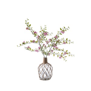 Fiori Artificiali <span class=keywords><strong>Valentina</strong></span> a Sette Foglie di Osmanto e Rosa, Decorazione per Casa, Bouquet da Matrimonio, Fiori Finti per Parete MW66020 Modellati - Product Image 5