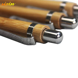 Stylo à bille promotionnel bois bambou personnalisé avec stylo à bille - Product Image 3