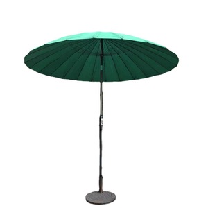 Parasol de jardin extérieur avec mât en acier 24K, levage par manivelle, protection anti-UV, en polyester, style traditionnel, pour cour et balcon - Product Image 5