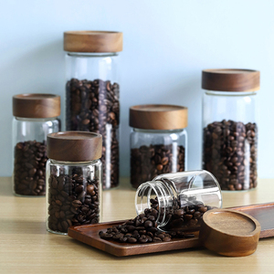 Fornitura diretta in fabbrica gioiosi contenitori di stoccaggio in vetro rotondi per alimenti vasetti di miele - Product Image 4