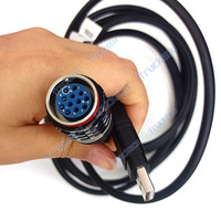 Cable USB Vocom VOCOM 88890300 VOCOM II 88894000 Cable de Escáner 88890305 Herramienta Adaptadora de Diagnóstico para Vehículos, Camiones y Excavadoras