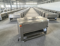Goede prijs commerciële elektrische aardappelwasser en -schiller van roestvrij staal, groentereinigingsmachine voor voedselverwerking