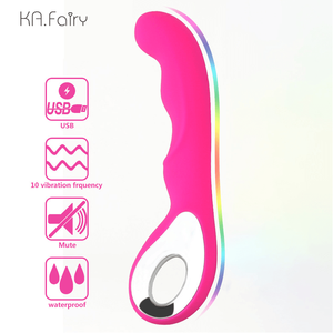 Rechargeable Powerful Rod Vagina Massage Clitoris Stimulator Wand Adult <strong>Toys</strong> Dildo g Spot Vibrators in <strong>Sex</strong> Products Women - Product Image 4