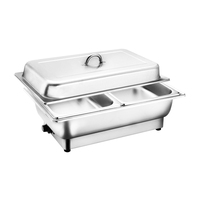 Buffet électrique en acier inoxydable pour traiteur commercial Chauffe-plats Bain Marie Présentoir de chauffe-aliments Équipement de chauffage et de maintien