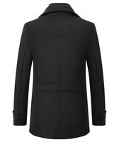 Manteau d'hiver pour homme Kaleo, nouvelle conception de haute qualité, en laine, imperméable, réversible, épais, long, écologique, respirant, pour l'extérieur