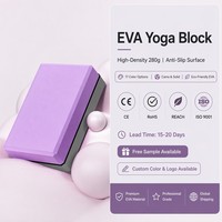 Bloc de yoga en mousse EVA haute densité, résistant à la pression, pour exercices de fitness, Pilates, gym, soutien pour étirements, 280g, camouflage personnalisé
