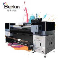 Impresora de Inyección de Tinta UV Automática Benlun L1800 para Cabezales de Impresión Ricoh Gen 5/6/ I3200, Impresión Plana y en Rollo, Materiales Flexibles de Cuero, CMYK, Nueva