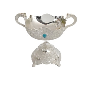 Nouvel ensemble <span class=keywords><strong>de</strong></span> couverts en métal empilables au design européen, fourchette et couteau pour glace, bol en verre pour salade - Product Image 4