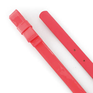 หัวเข็มขัดผูกโบว์สีชมพูแบบกำหนดเองสำหรับ<span class=keywords><strong>เด็ก</strong></span>ผู้หญิงวัยรุ่น,สายรัดเอวหนัง PU แบบบางแวววาวสูงสำหรับกระโปรงนักเรียน - Product Image 6