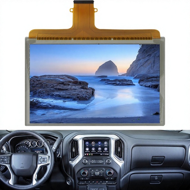 LCD Capacitive Touch Screen Replacement Digitizer DJ080PA-01A 8inch for 2014-2018 Chevy Silverado 1500 GMC Sierra Yukon Acadia