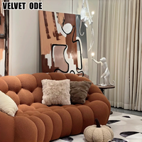 Canapé modulaire en forme de bulle Cloud, canapé en boîte, éponge hautement élastique, canapé de détente pour appartement, hôtel, projet