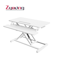 Riser pneumatique moderne pour la maison ou le bureau Convertisseur de bureau de table à hauteur réglable