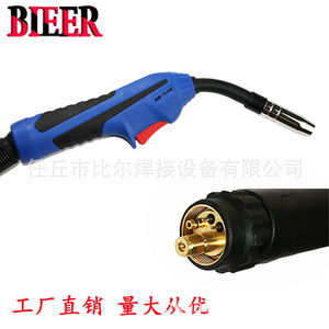 Beer Mb15ak Co2 Welding Torch 200a Angled Head 3m Cable Copper Nozzle For Shielded Arc Welding - Product Image 3