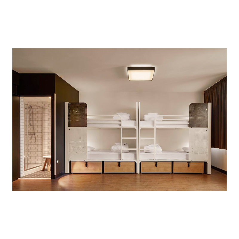 2 Decker хостел металлические койки спальный pod коробка с деревянная доска для общежитие и гостиница